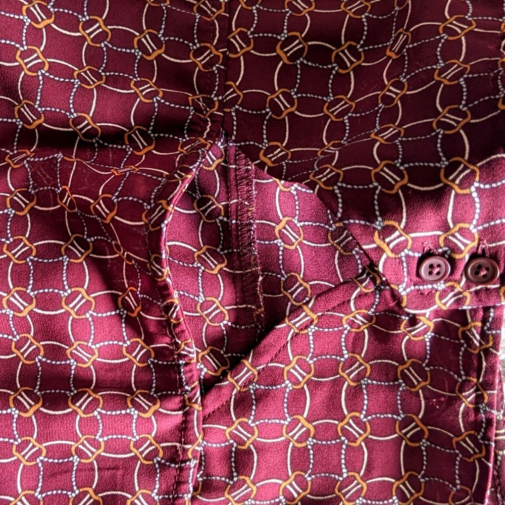 Bergundy xs petite loft top